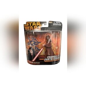 Vntg Emperor Palpatine Changes To Darth Sidious Hasbro Star Wars Action Figure